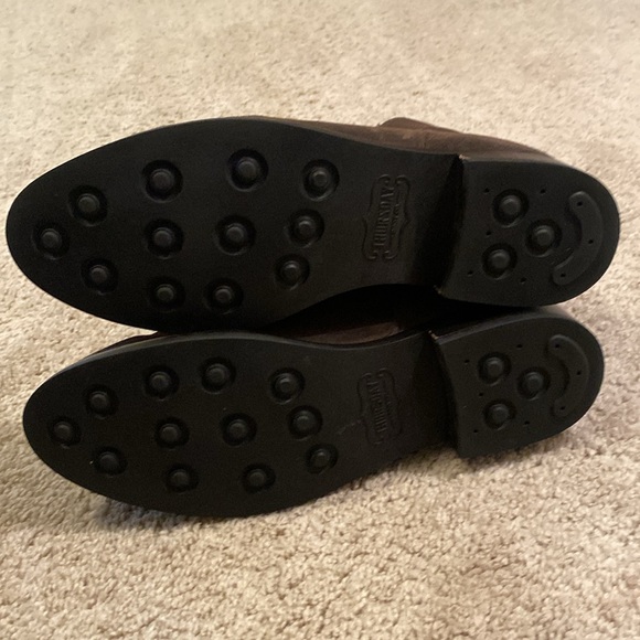 Thursday Boot Co. dark olive suede ankle boots. - Picture 4 of 4